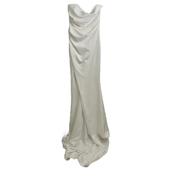 Katie May x Noel Jean Divinity Gown Ivory White Size M - Picture 5 of 11